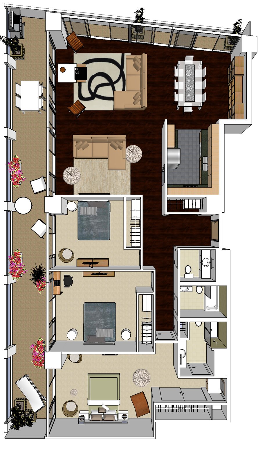 D Floor Plan 4
